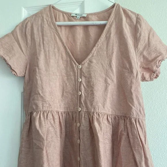 Madewell Linen blend dress Madewell Linen blend dress